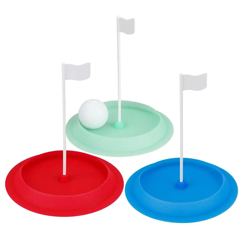 All-Direction Soft Rubber Putting Cup with Target Flag