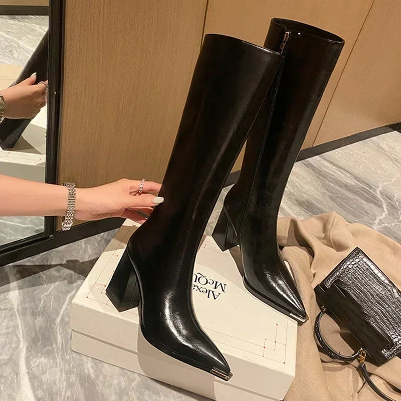 Make a Statement: Pointed Toe High Heel BootsWomen's Boots24 Hour Sport