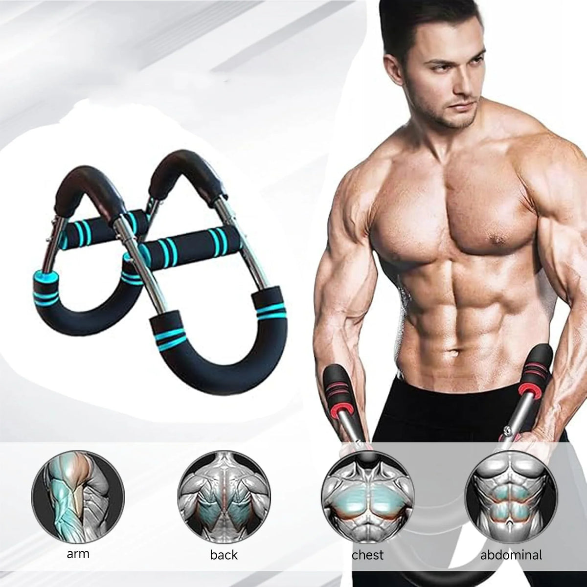 Adjustable Chest Expander & Upper Body Workout Equipment