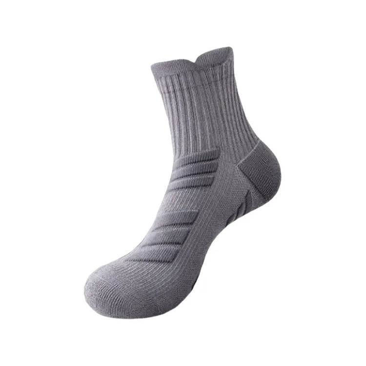 Men's Cotton-Nylon Sports Socks for Running & Hiking