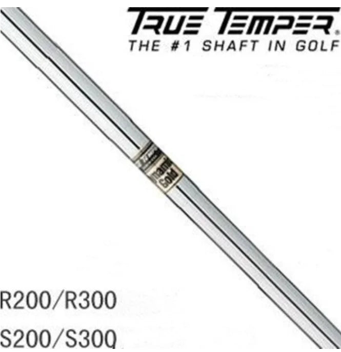 Golf shaft with 'True Temper' branding on a white background