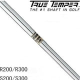Golf shaft with 'True Temper' branding on a white background