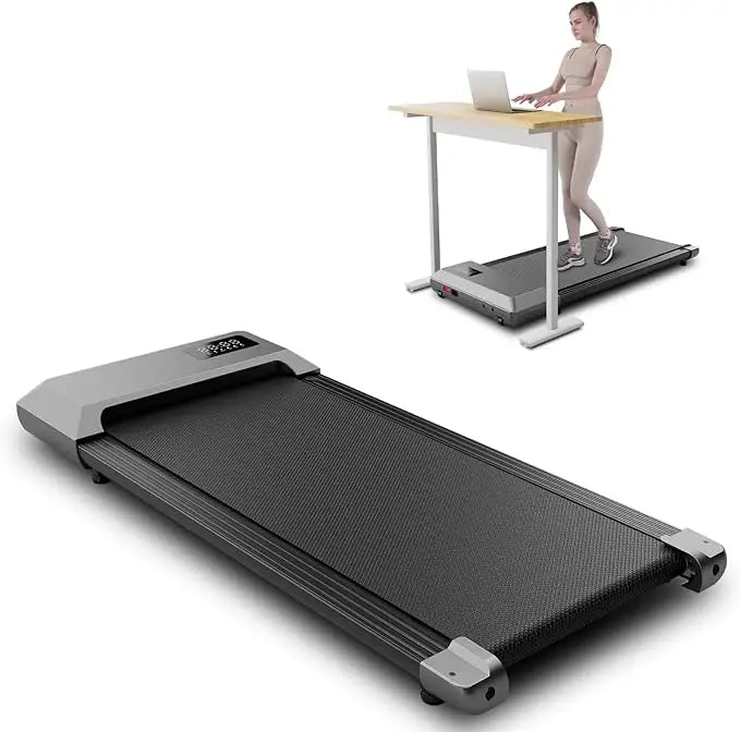 2-in-1 Walking Treadmill: 2.5HP Mini Folding Pad with App & Remote