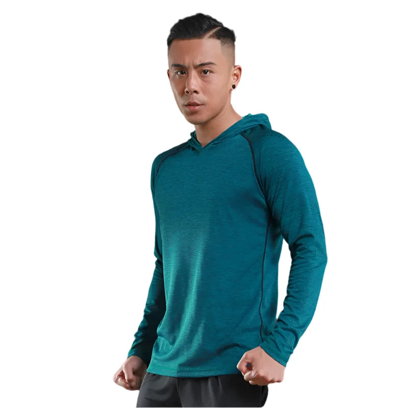 Men's Performance Hoodie for Gym & Running
