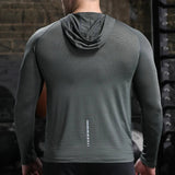 Men's Quick Dry Outdoor Sports Hoodies Activewear Running Tops 24 Hour Sport