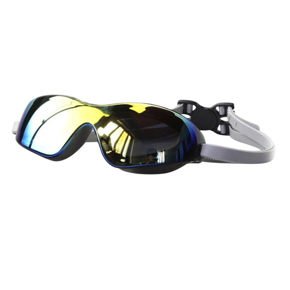 Anti-Leak Adjustable Swimming Electroplated Goggles