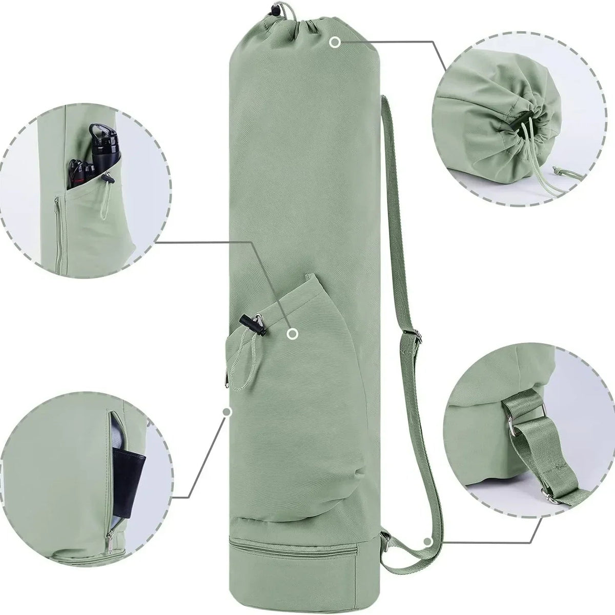 Yoga Mat & Water Bottle BagGym Bag24 Hour Sport
