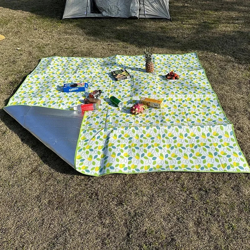 Compact, Reflective Sleeping Pad for Camping and Beach