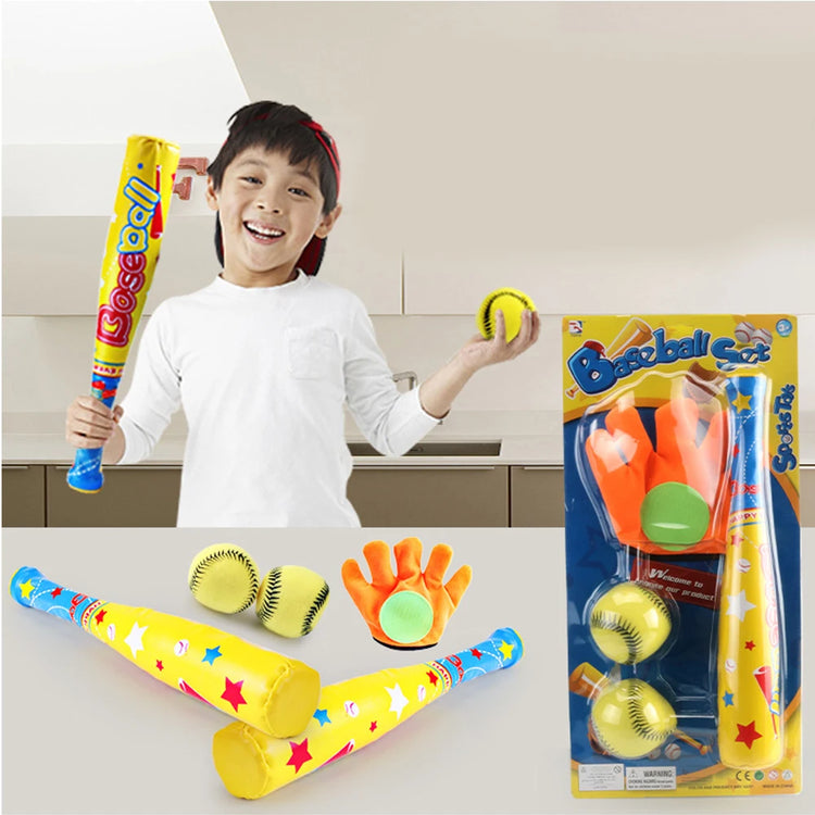 4 Piece Kids Baseball Kit Perfect for Backyard FunSport Toys For Kids24 Hour Sport