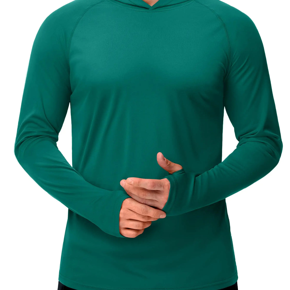 Men’s Long Sleeve Sun Protection Hoodie with UV-Proof