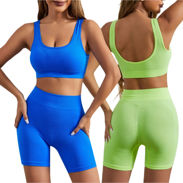 Breathable Yoga Pants & Top Set for Women
