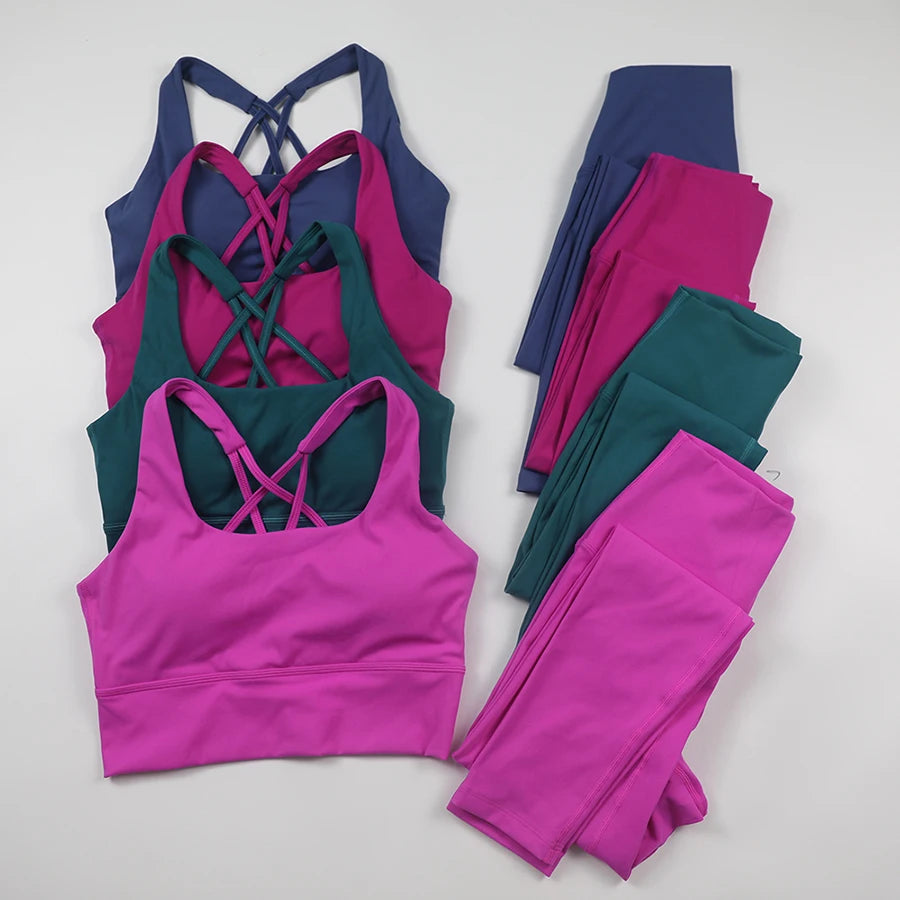 Supportive Sports Bra and Leggings Set