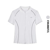 DRUR Breathable Gym Clothes for Women 2 Piece Summer Workout Sets Full Zip Sports Tops with Elastic Waist Shorts Active Wear New 24 Hour Sport