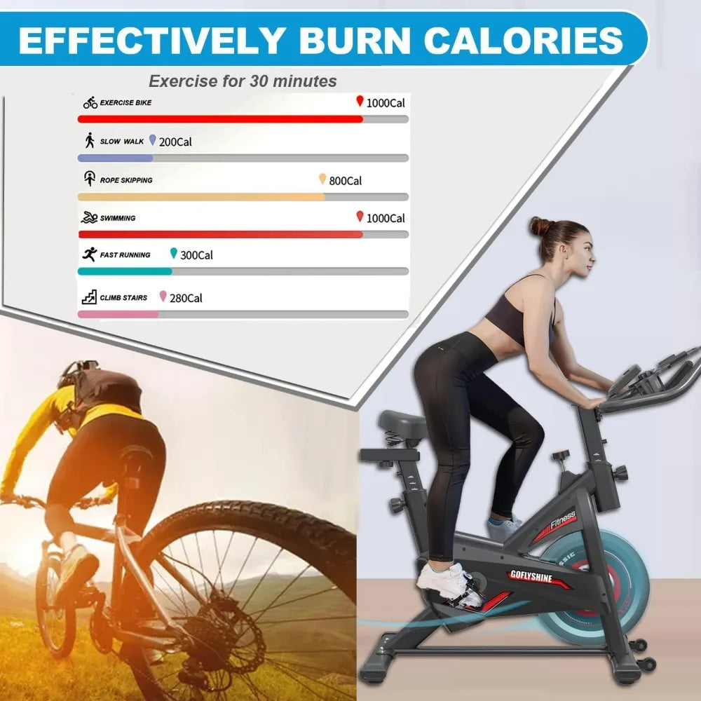 Stationary Exercise Bike for Home Cardio