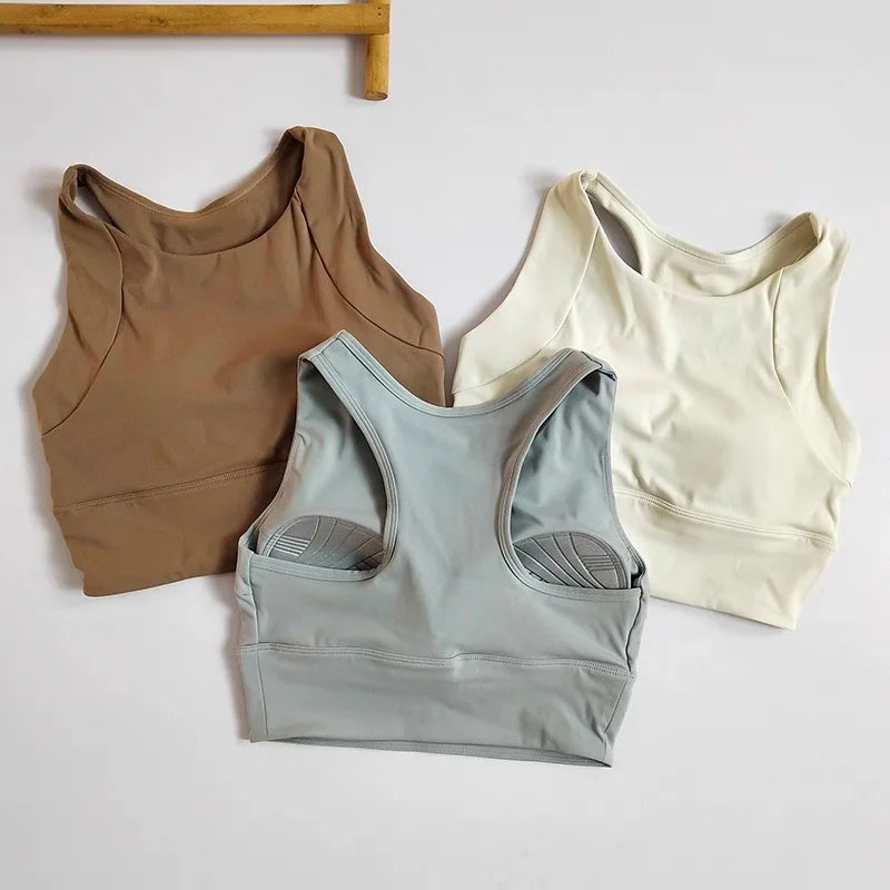 Women's Shock-Absorbing Sports Vest: High-Support Running Bra - 24 Hour Sport