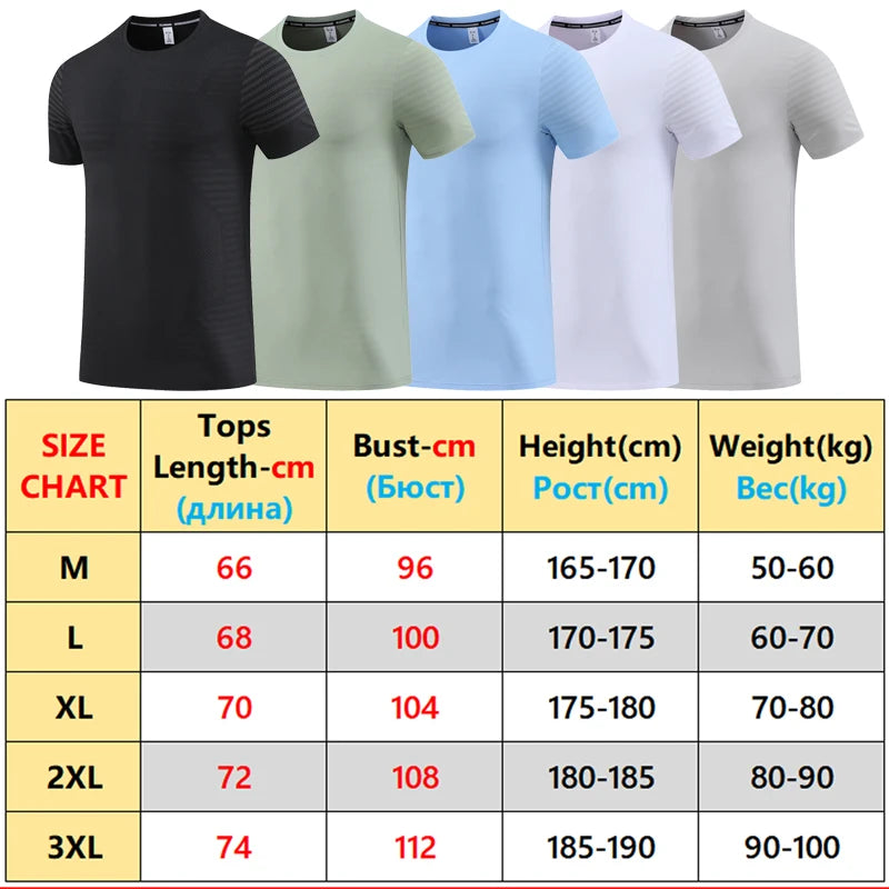 Men's Breathable Performance T-Shirt for Running and Fitness