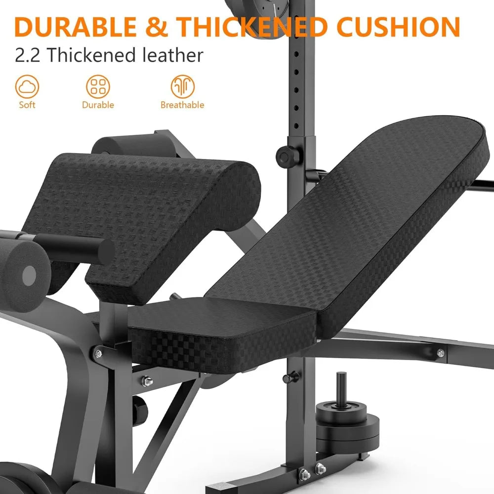 6-in-1 Adjustable Weight Bench