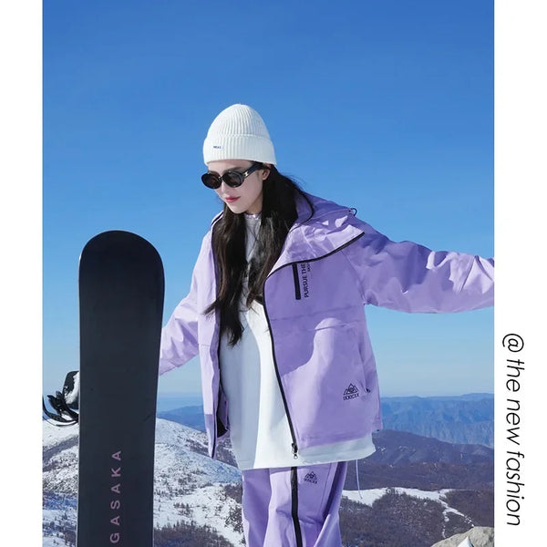 -30℃ Adult Ski Suit: Men's & Women's Jacket and Pants Set