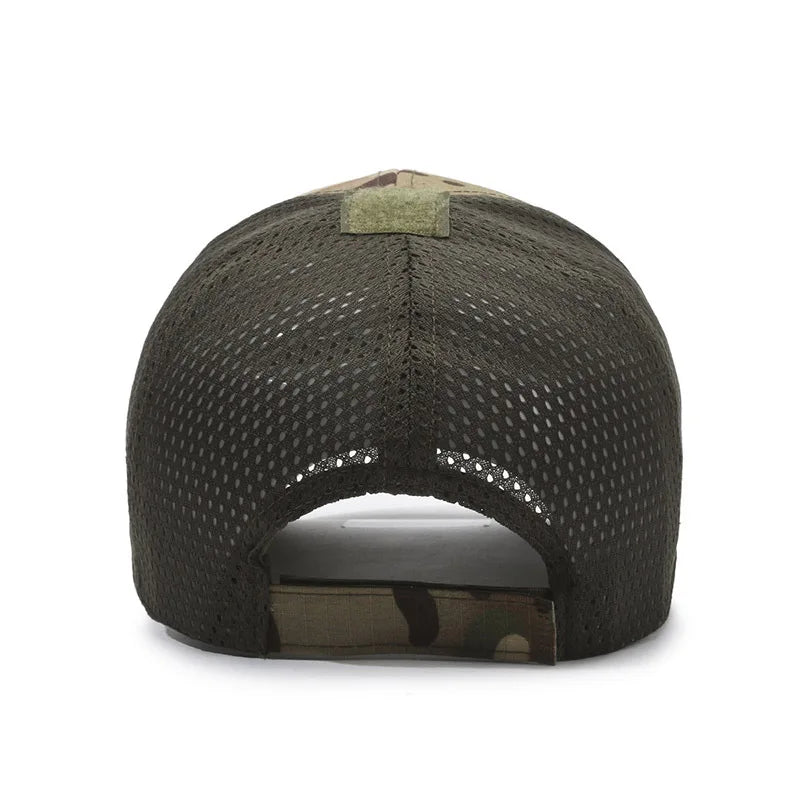 Breathable Tactical Sun Outdoor Half-Net Baseball Cap