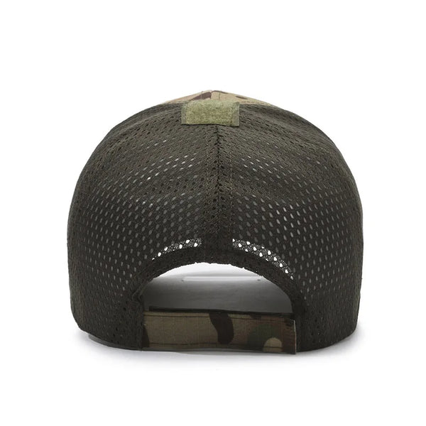 Breathable Tactical Sun Outdoor Half-Net Baseball Cap