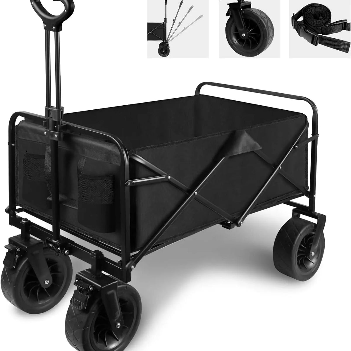 Heavy-Duty Collapsible cart  with Wheels