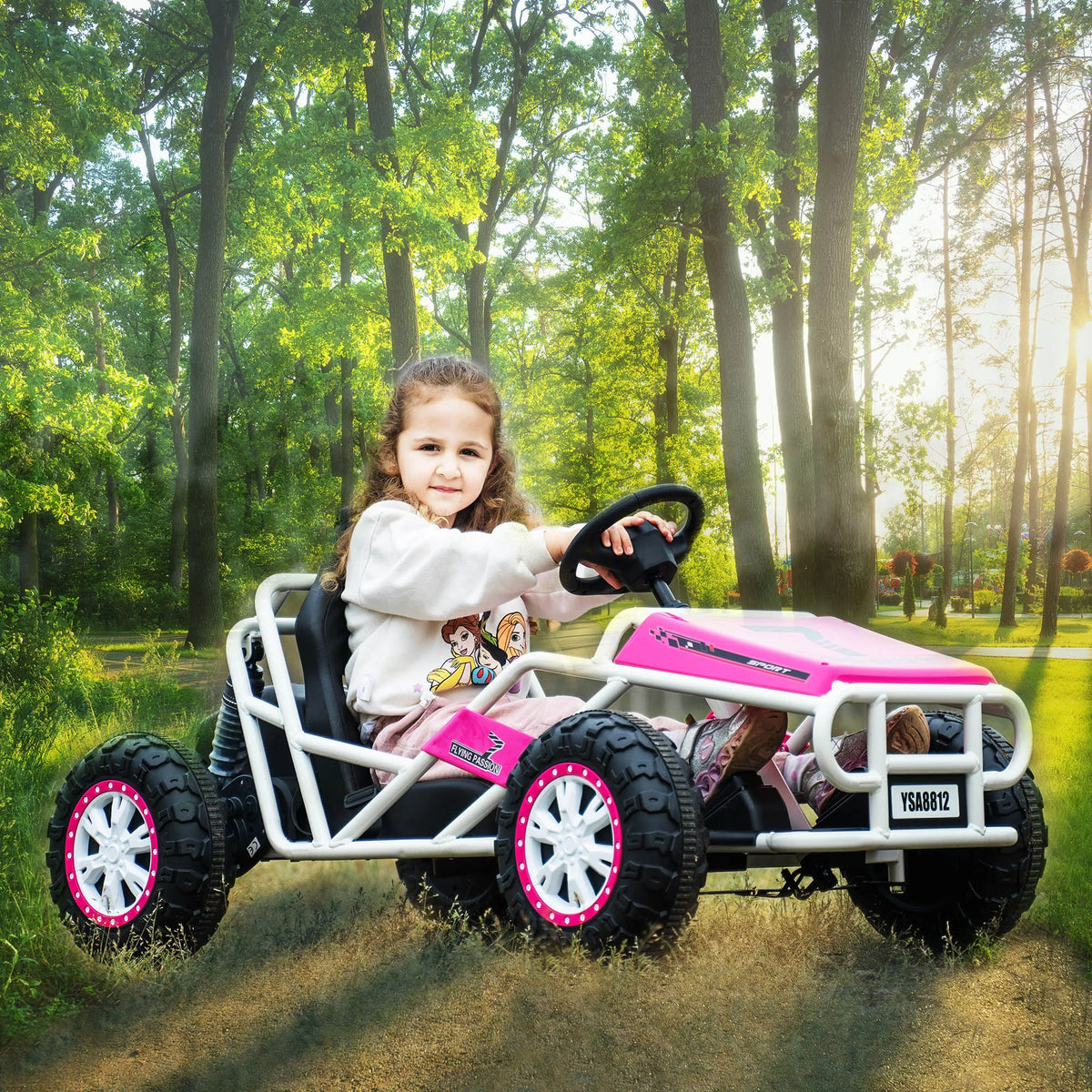 24V Ultimate Go-Kart: A Powerful Ride for Kids 6+