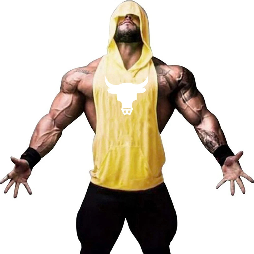Bodybuilding Hooded Tank Perfect for Summer WorkoutsMen's shirt24 Hour Sport