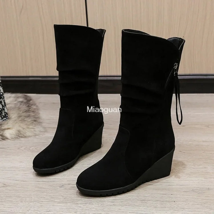 Stylish & Cozy: Vintage Suede Ankle BootsWomen's Boots24 Hour Sport
