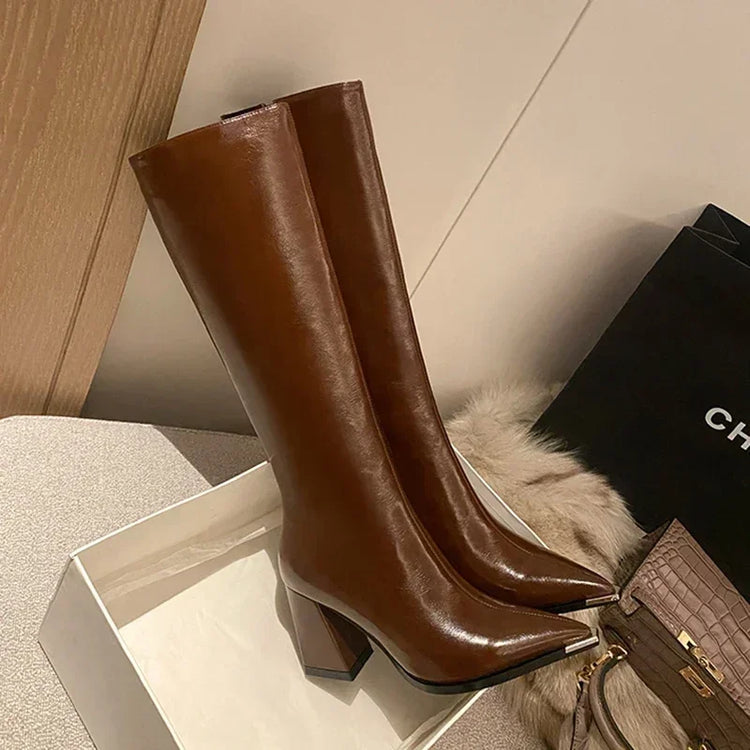 Make a Statement: Pointed Toe High Heel BootsWomen's Boots24 Hour Sport