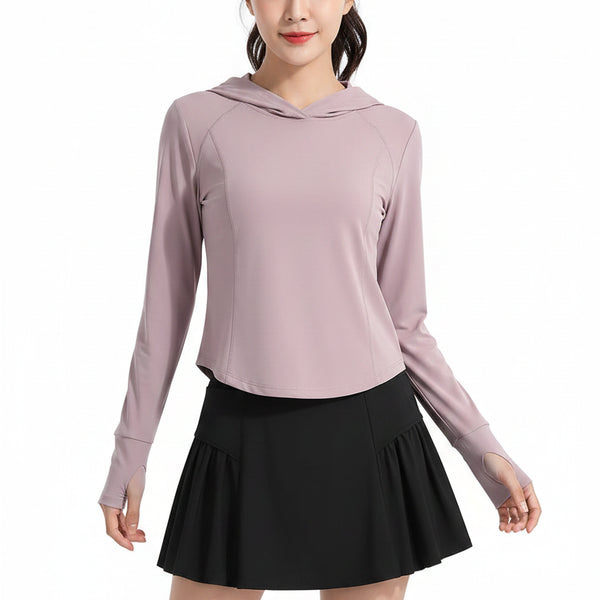 2-Piece Tennis Skirt & Jacket Set: Golf, Yoga & Streetwear