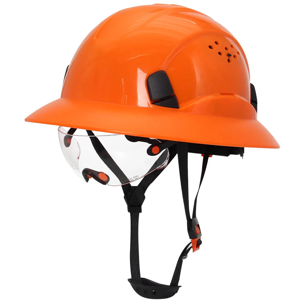 Stay Safe, Work Smart: Safety Helmet with GogglesSafety Hamlet24 Hour Sport