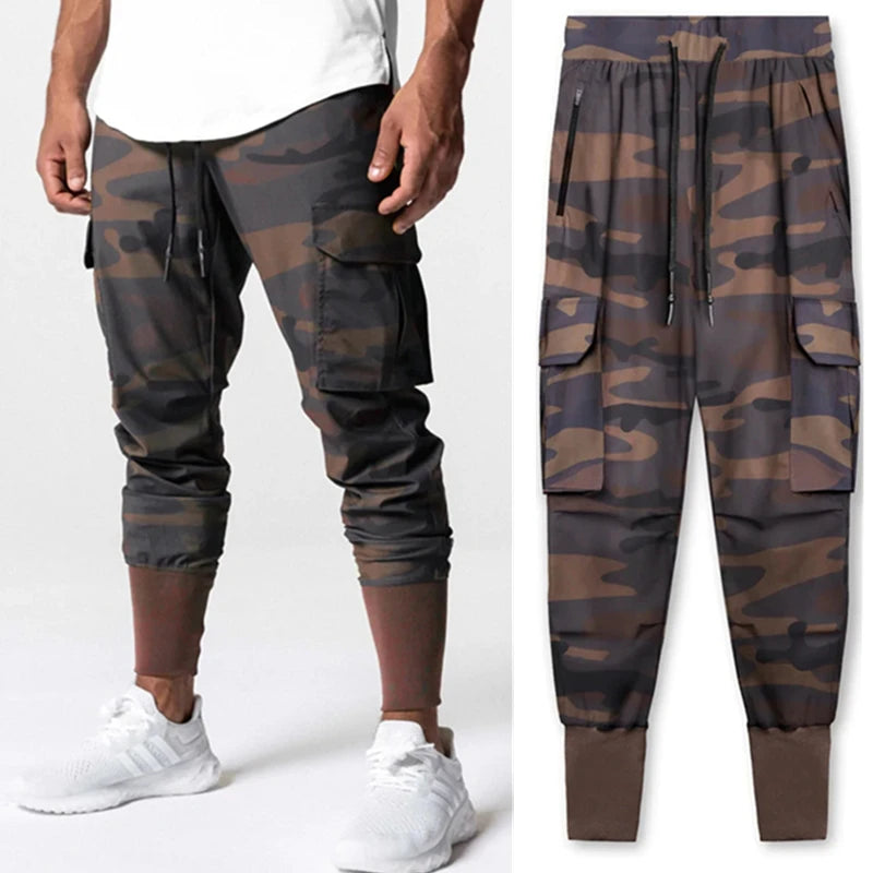 Men's Breathable, Stretchable Camouflage Sweatpants