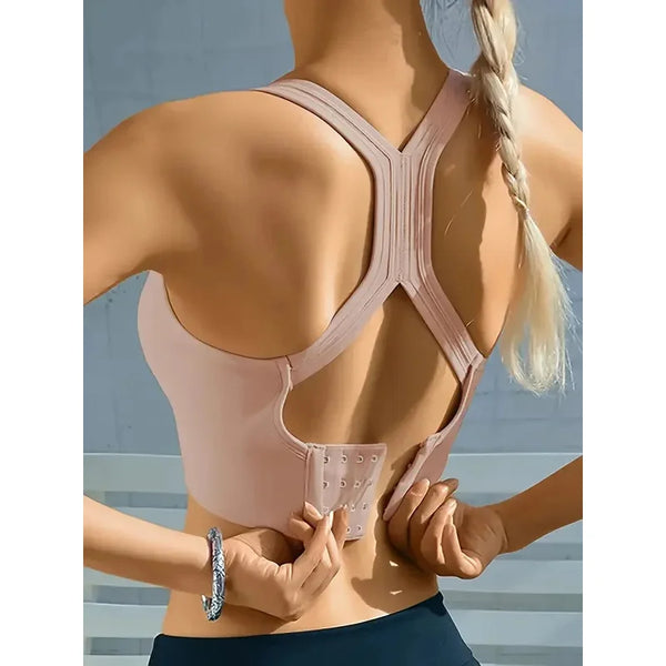 Seamless Breathable Push-Up Yoga Tank Bra