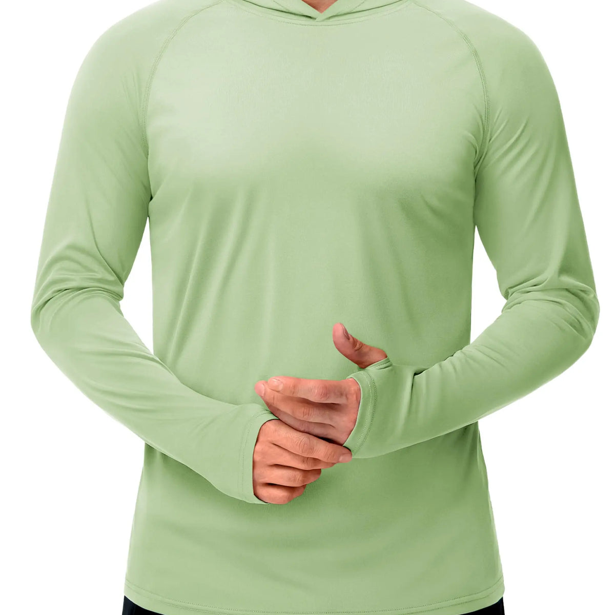 Men’s Long Sleeve Sun Protection Hoodie with UV-Proof