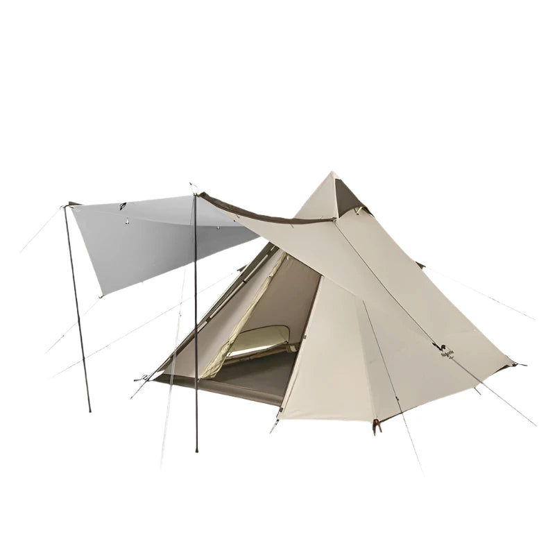 Spacious Pyramid Tent for Camping Adventures
