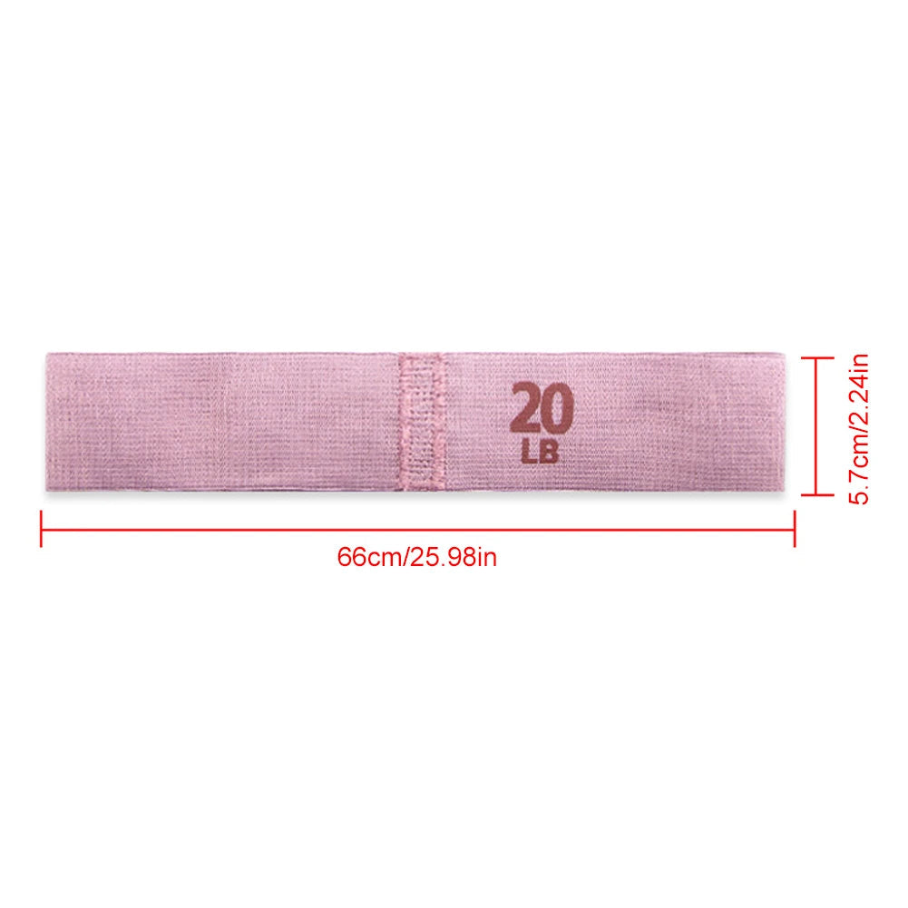 Anti-Slip Hip Resistance Bands Glute & Thigh Fitness Strips