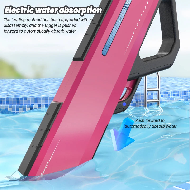 High-Tech Aqua Blaster: Large Capacity, Rapid Fire, and Durable