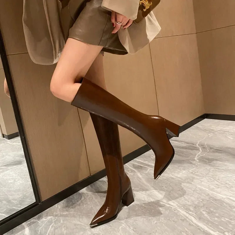 Make a Statement: Pointed Toe High Heel BootsWomen's Boots24 Hour Sport
