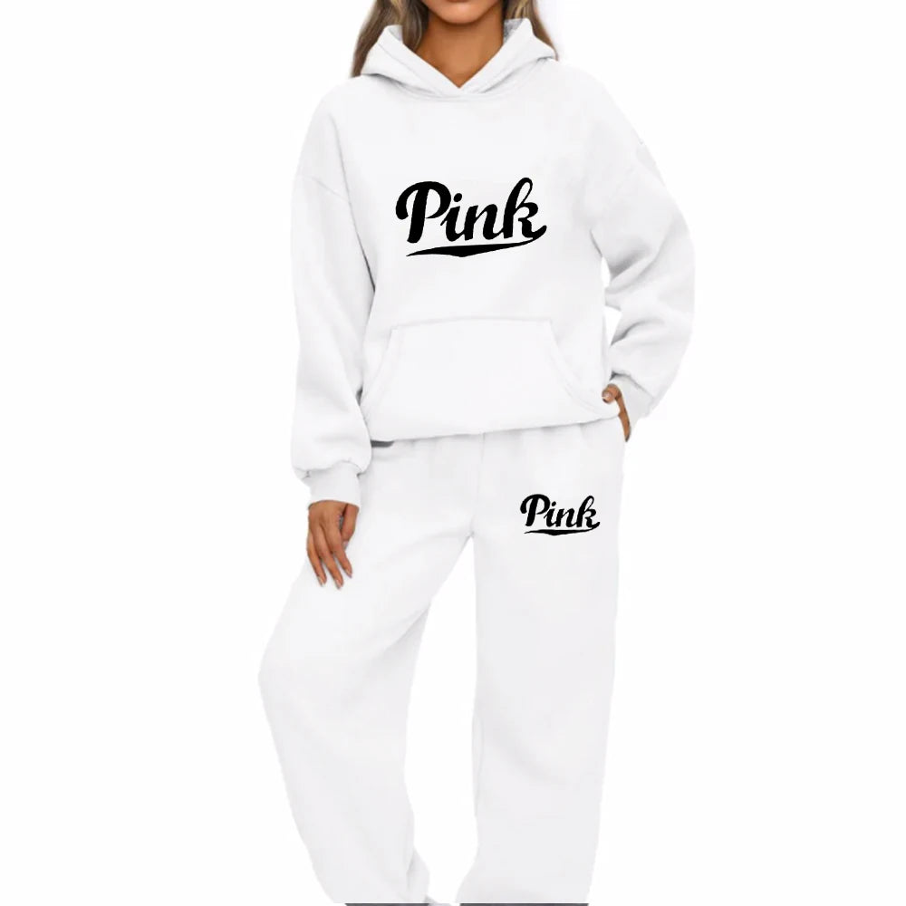 Hooded Sweatshirt & Jogging Pants Set