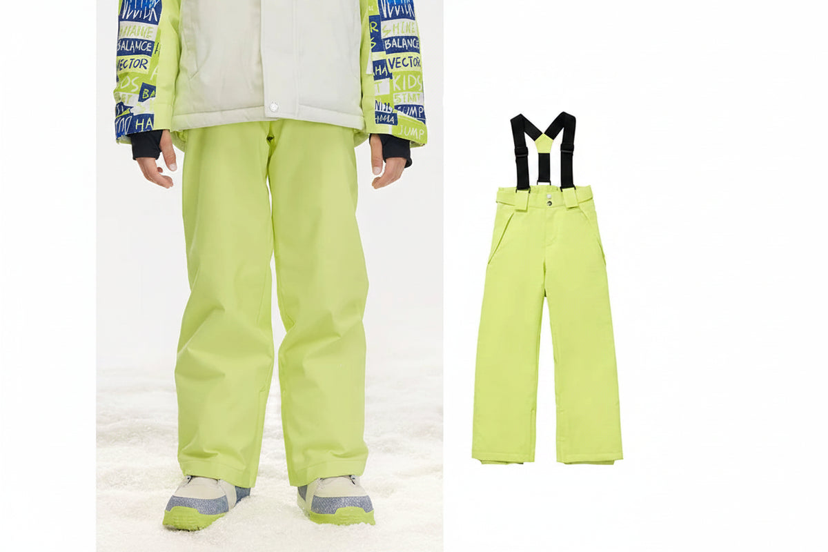 VECTOR Ski Pants Boys Girls Children Outdoor High-quality Windproof, Waterproof and Warm Snow Winter Ski Snowboard Pants Brand - 24 Hour Sport