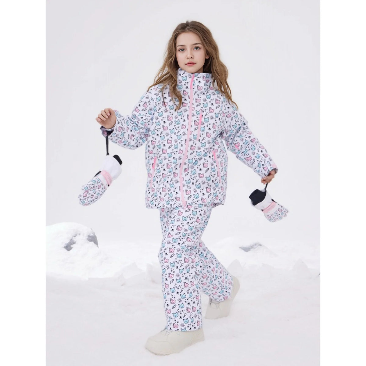 Coldelement Girls Ski Jacket Warm Waterproof Windproof Cold Weather Skiing Apparel Girls Ski Suit Girls Winter Jacket - 24 Hour Sport