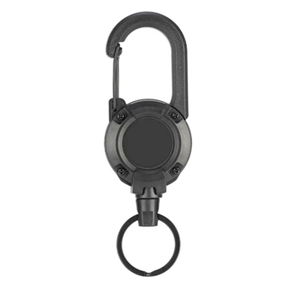 Outdoor Retractable Key Chain with Wire Rope Reel
