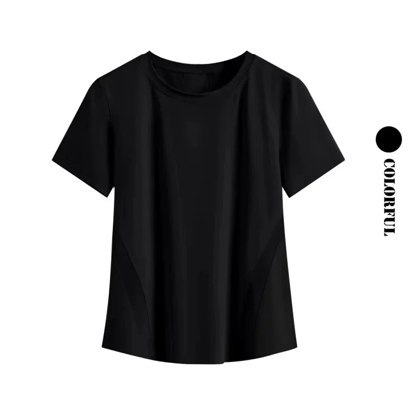 DRUR Women Summer Breathable Short Sports Set Loose Fit Workout Suit for Women 2 Piece Running Tracksuit Sportswear Outfit New 24 Hour Sport