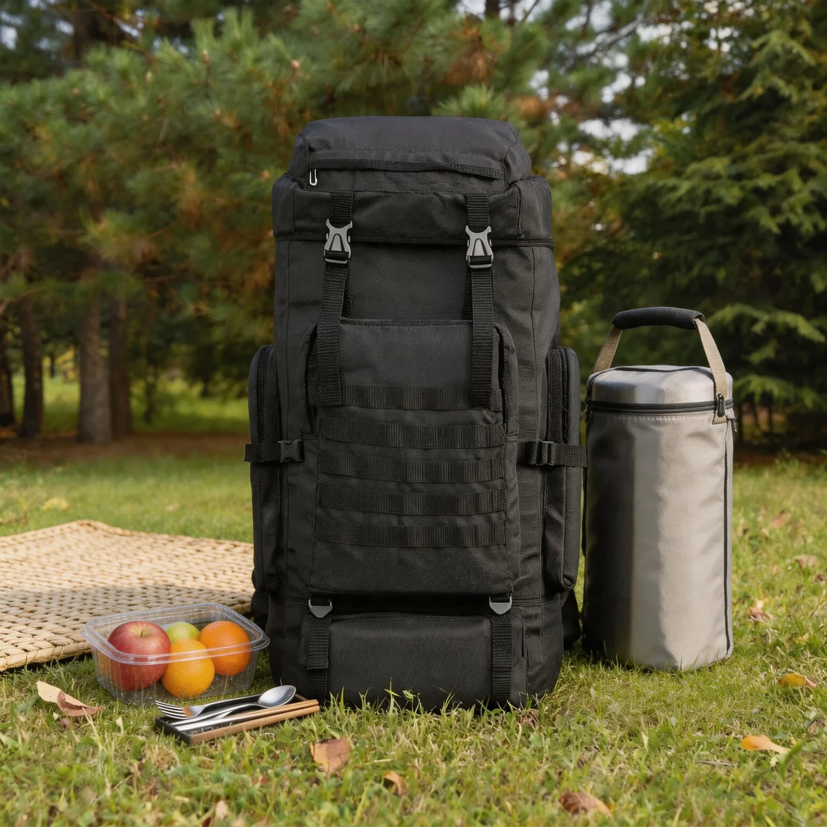 70L Hiking & Camping Backpack with Multiple Compartments