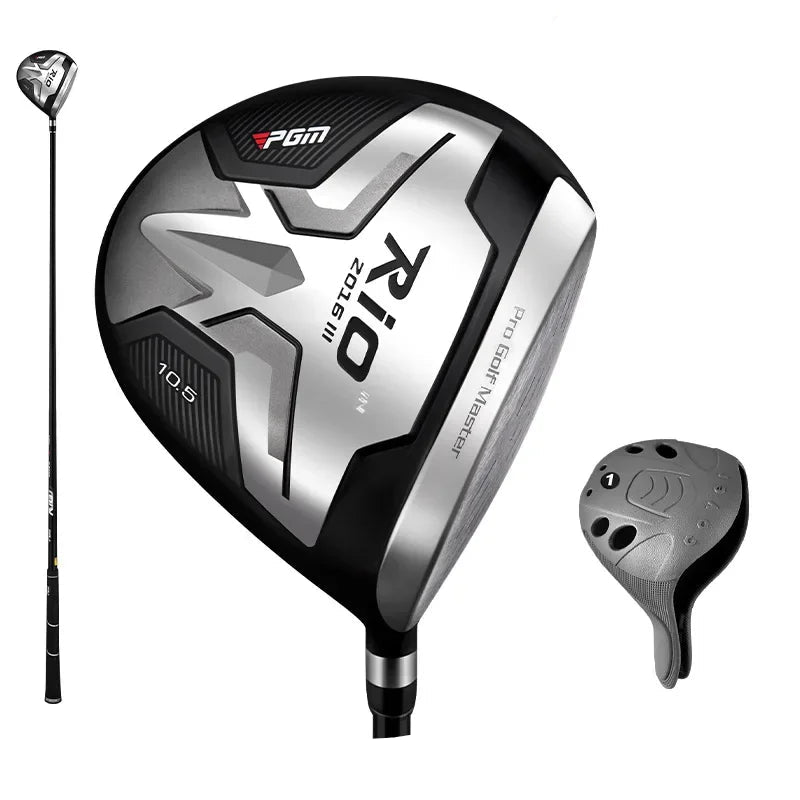 Men's Golf Driver: Titanium Alloy Clubhead with Low Center of Gravity