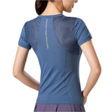 Reflective Quick-Dry Yoga T-Shirt for Women
