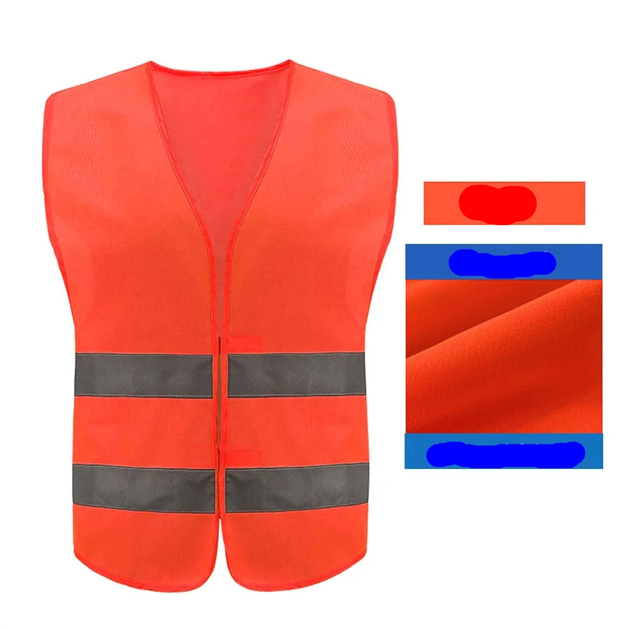 High-Visibility Safety Vest for Traffic and Nighttime Safety