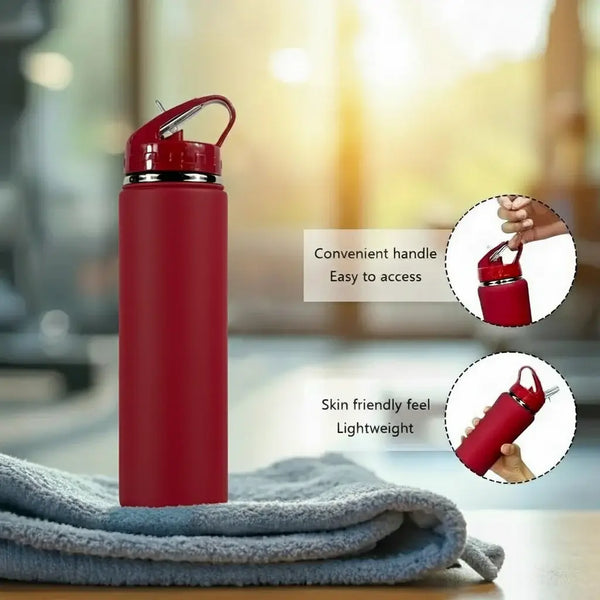 Stainless Steel Water Bottle with Straw | Leakproof, BPA-Free, Outdoor ReadyWater Bottles24 Hour Sport