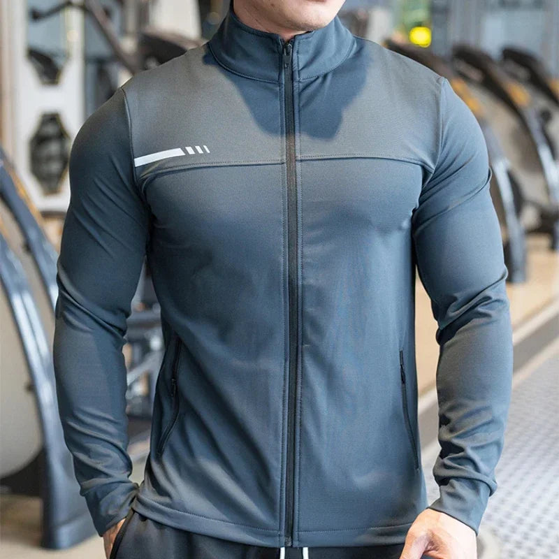 Men's High-Quality Zipped Sport Jacket | Gym, Running & Outdoor Training - 24 Hour Sport