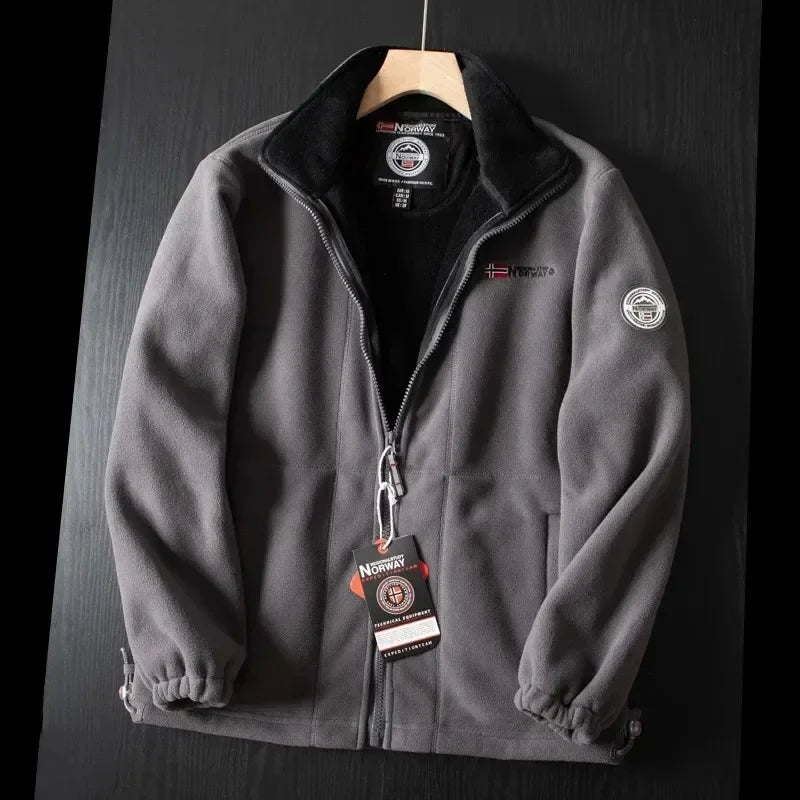 Stay Warm, Stay Dry: Windproof Fleece Jacket